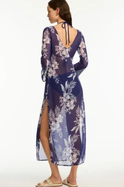 Aloha Mesh Long Dress