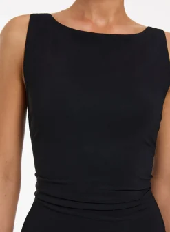 JETSET BOAT NECK ONE PIECE
