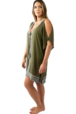 Lacey Embroidered Kaftan