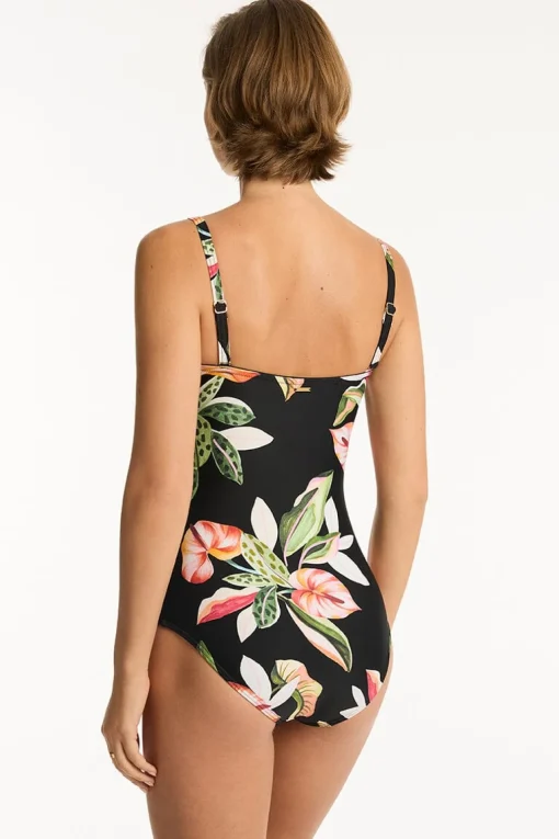 Sundown Twist Bandeau One Piece