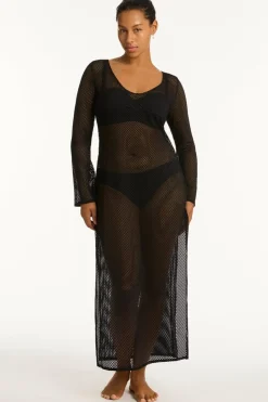 Surf Mesh Long Dress